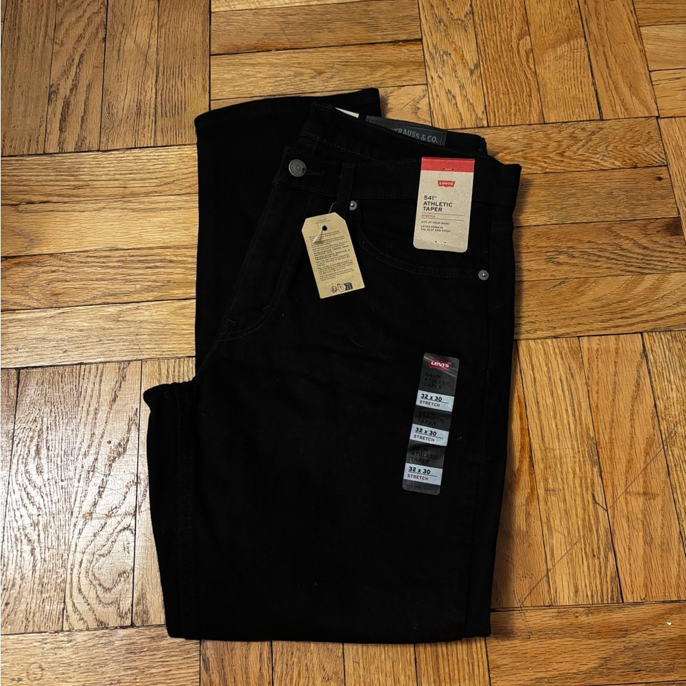 Levi's Men's Slim Straight Black Jeans
